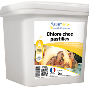 Chlore choc pastilles 5kg pour spas et piscines