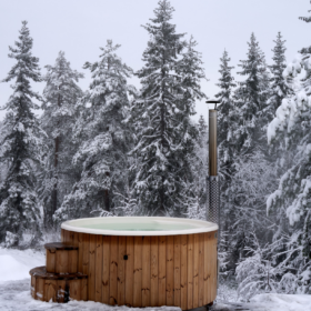 spa en hiver