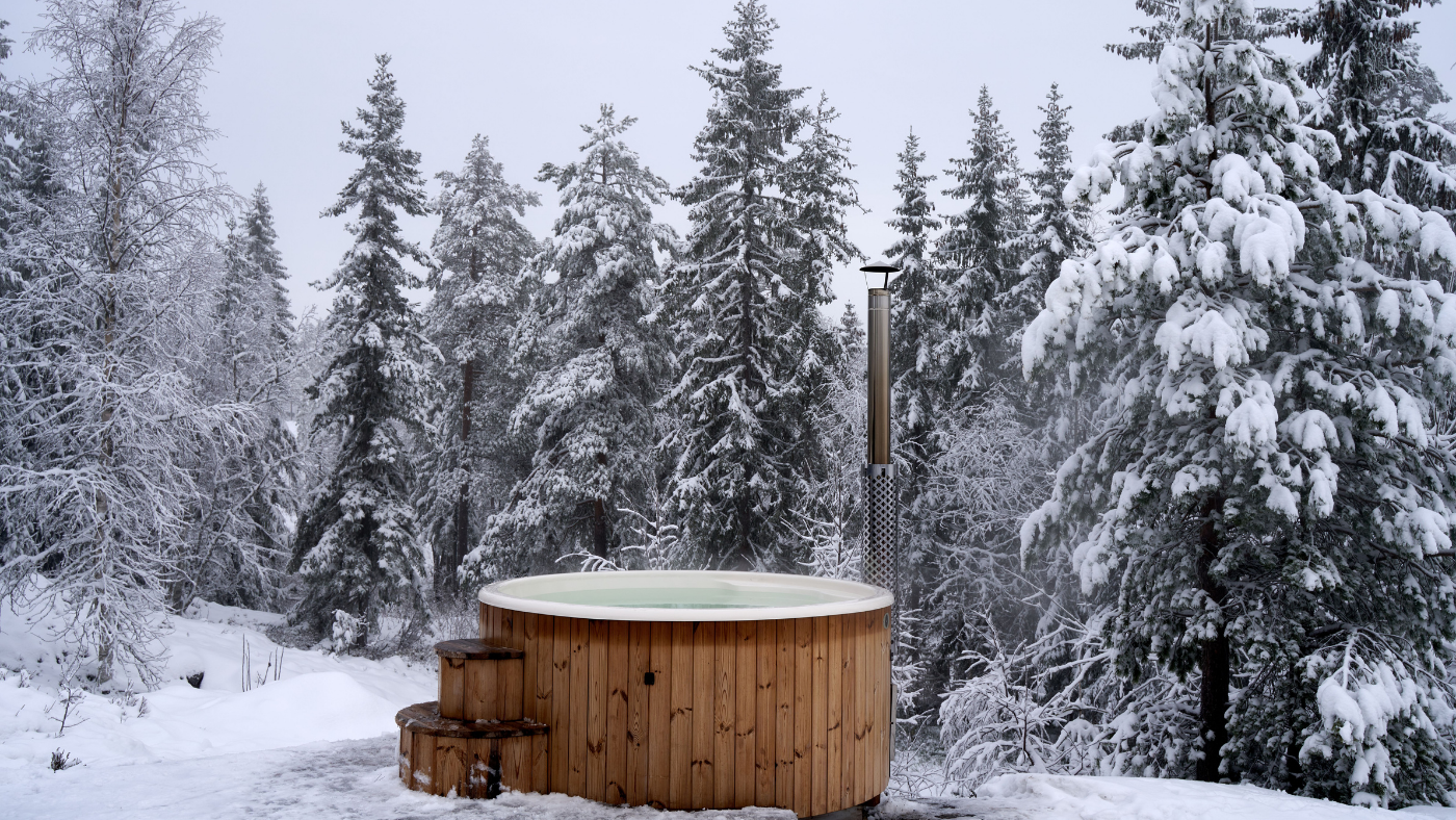 spa en hiver
